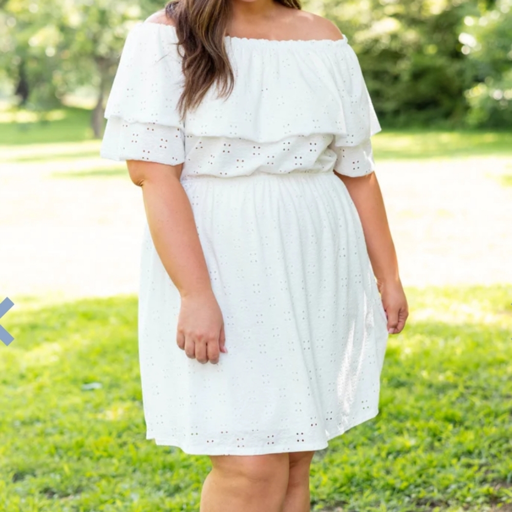 Chic Soul Beautiful Bride Babes Dress in  Ivory